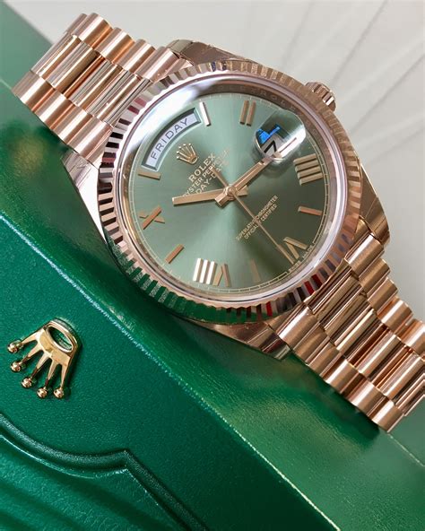 rolex goud date 40|Rolex day date watch.